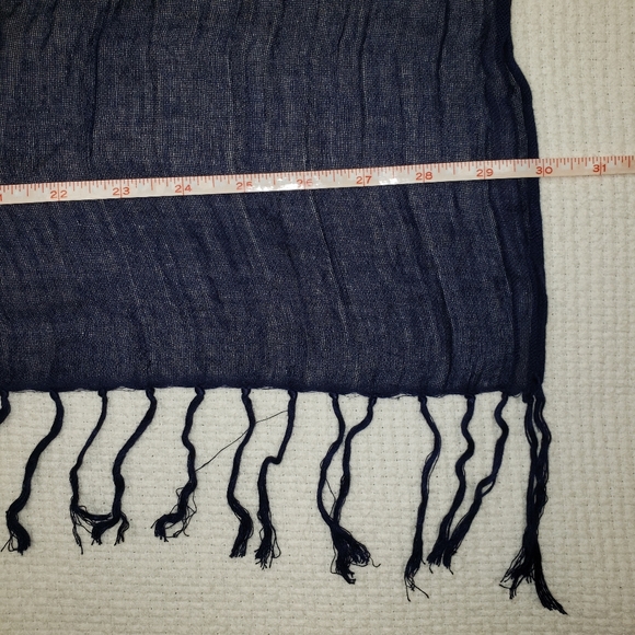 2/$20 Navy blue comfy scarf/wrap - Picture 3 of 4